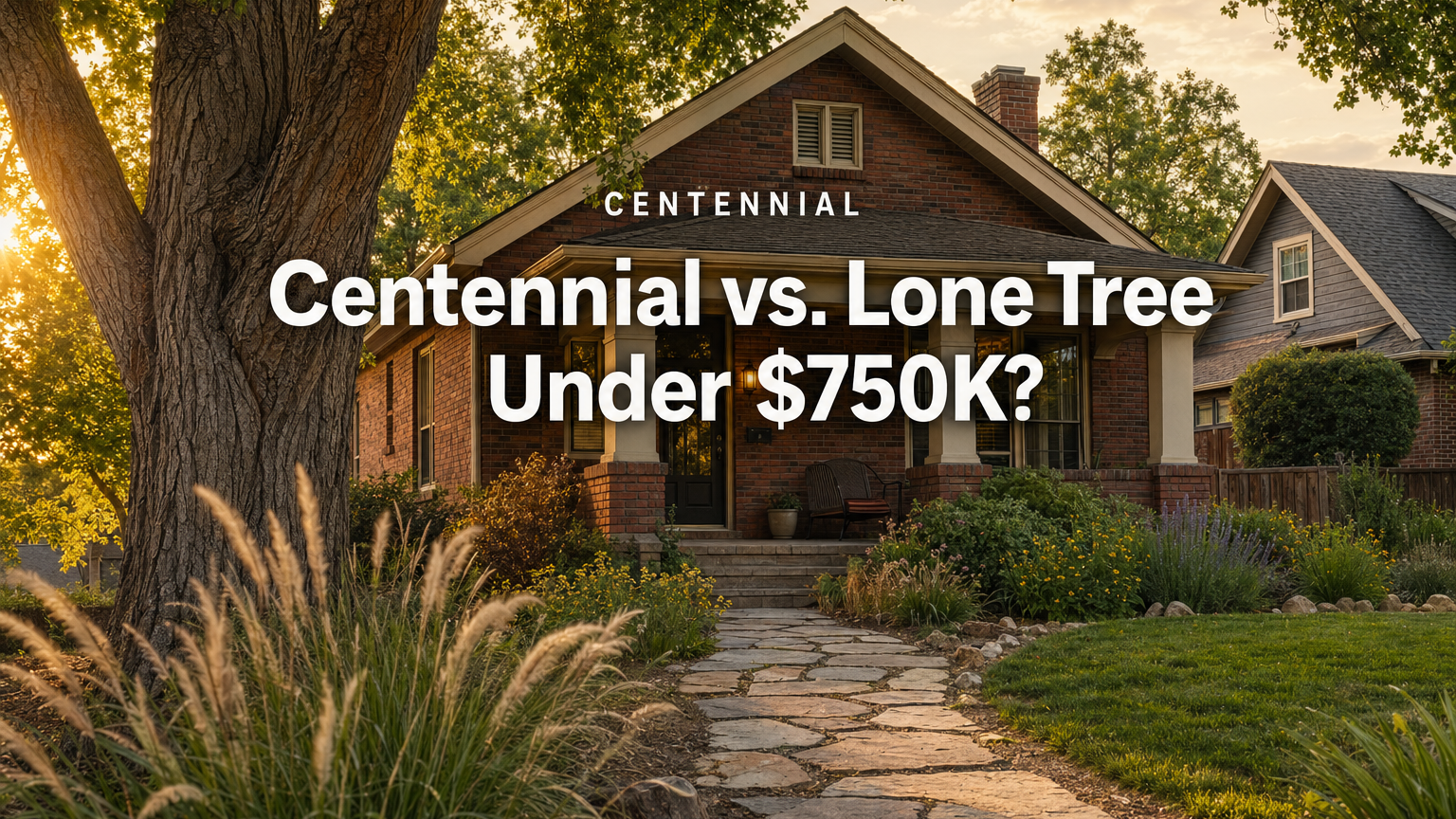 Centennial vs. Lone Tree Under $750K: Which Suburb Wins for Single-Family?
