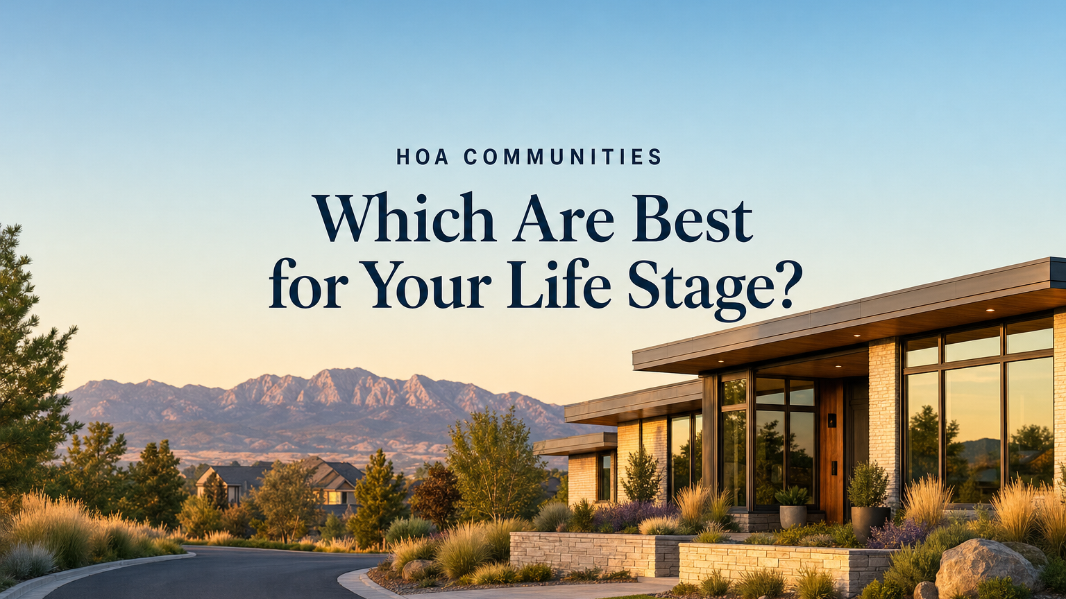 Denver HOA-Maintenance Communities With No Age Limit: Best for Your Life Stage