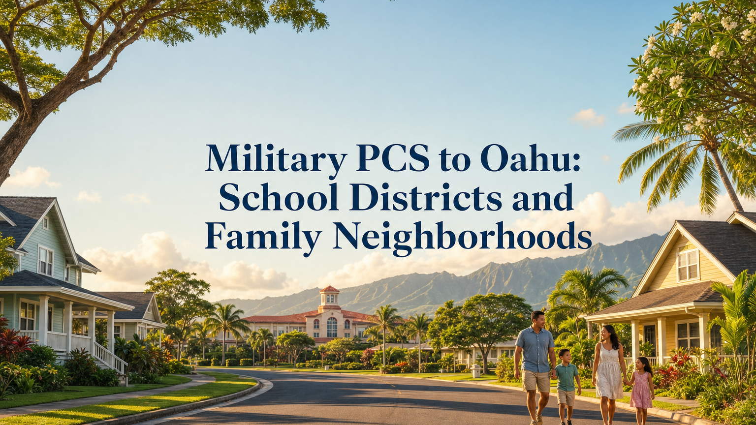 Military PCS to Oahu: School Districts and Family Neighborhoods